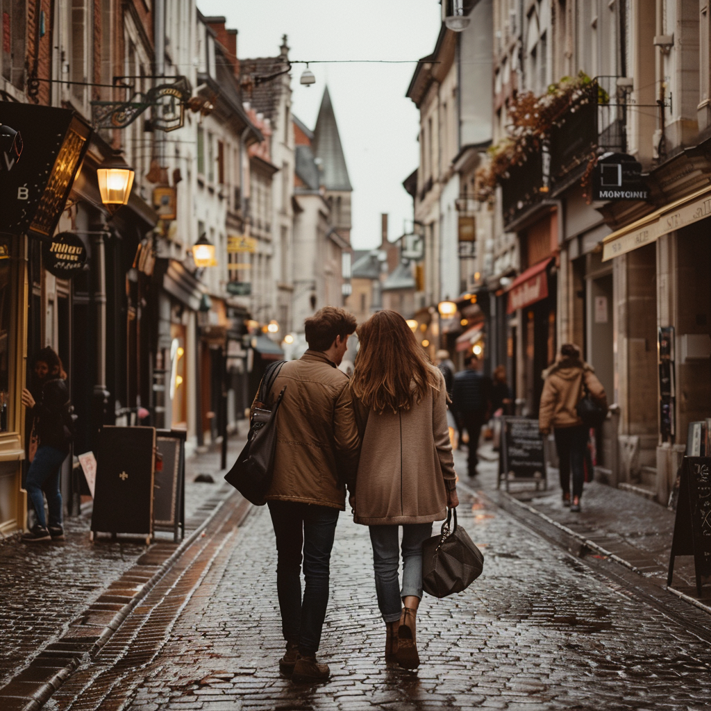 Couple en week-end en amoureux dans les Hauts-de-France à Lille