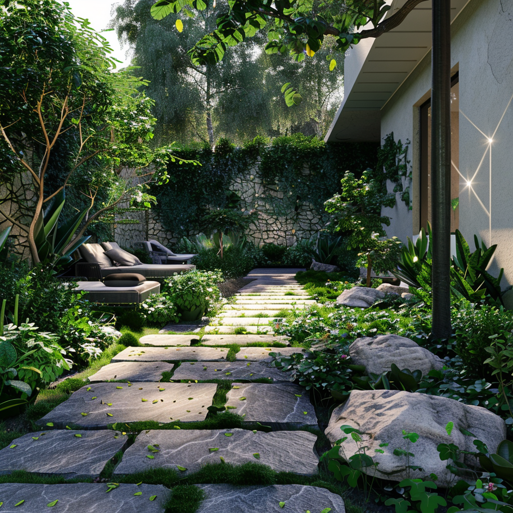 Un jardin luxuriant, une idées d'un des lieux insolites où faire l'amour