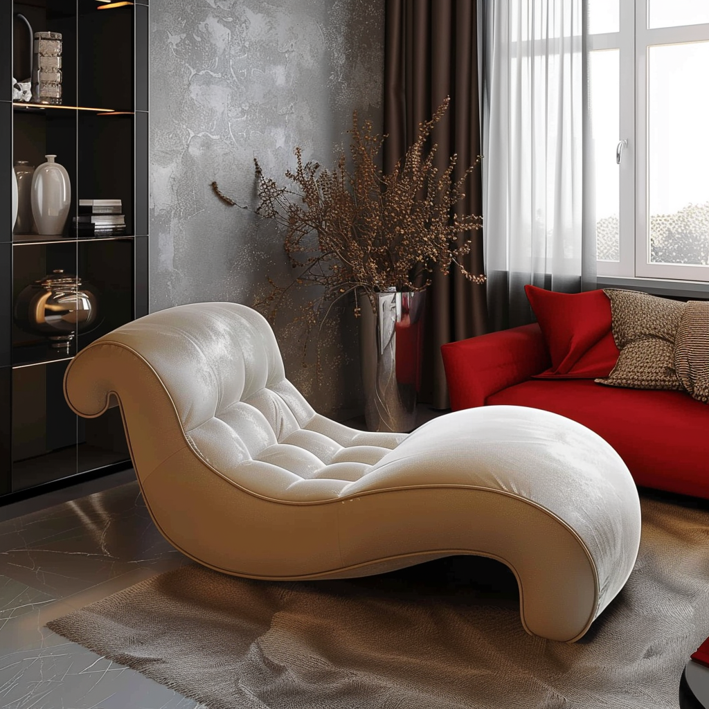 Fauteuil Tantra dans un salon luxueux et classe