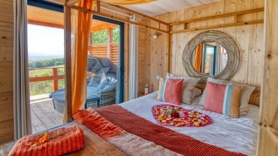 A perte de vue - Cabane de luxe avec jacuzzi privatif