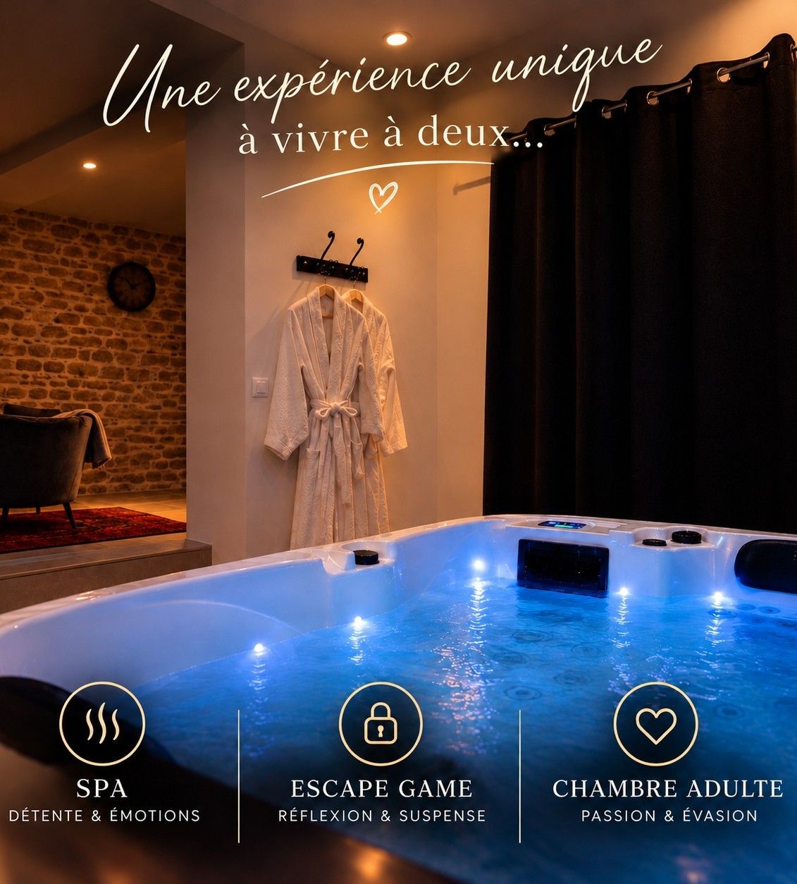 Love room et Escape Game à Château-Landon