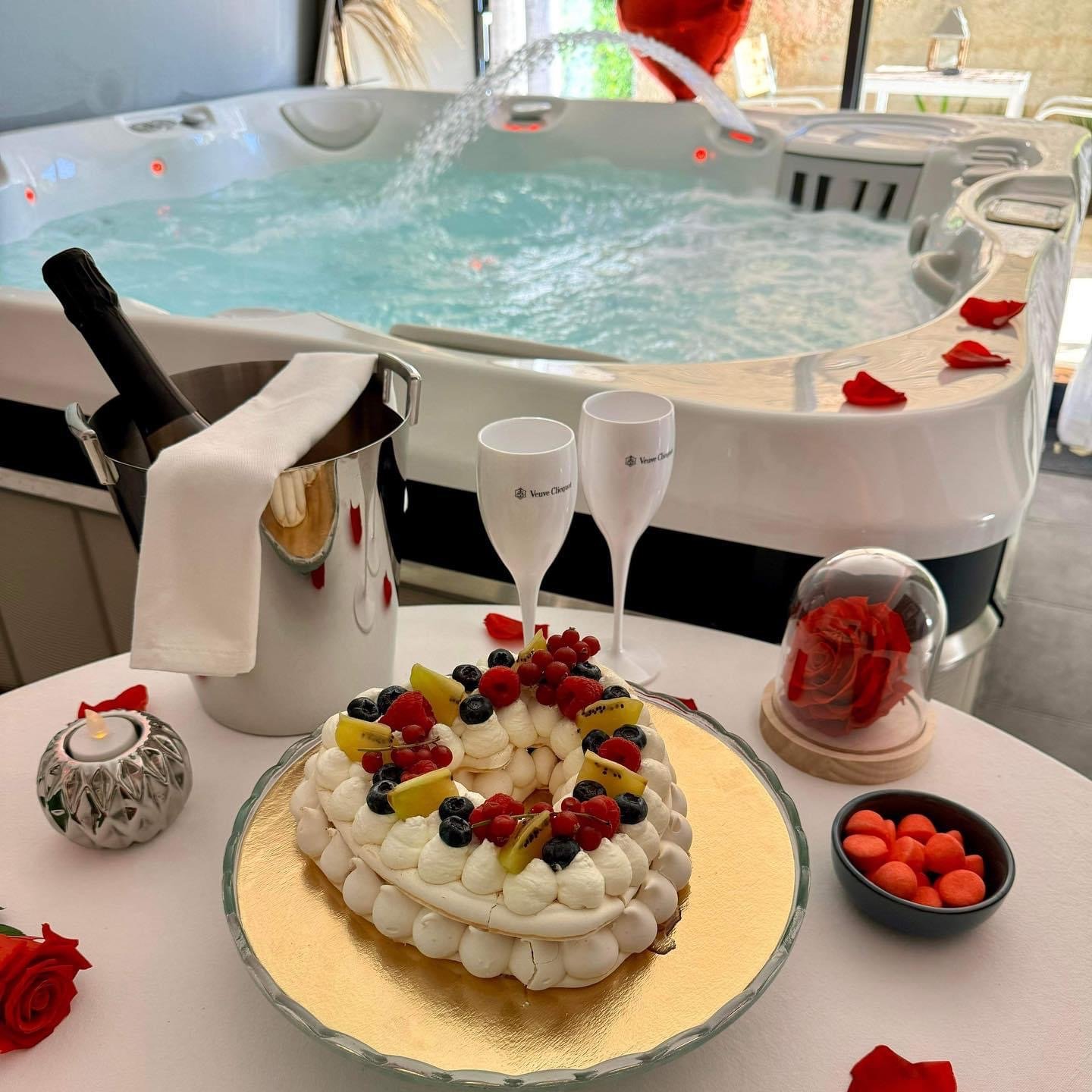 Casa Amor et Spa vue jacuzzi