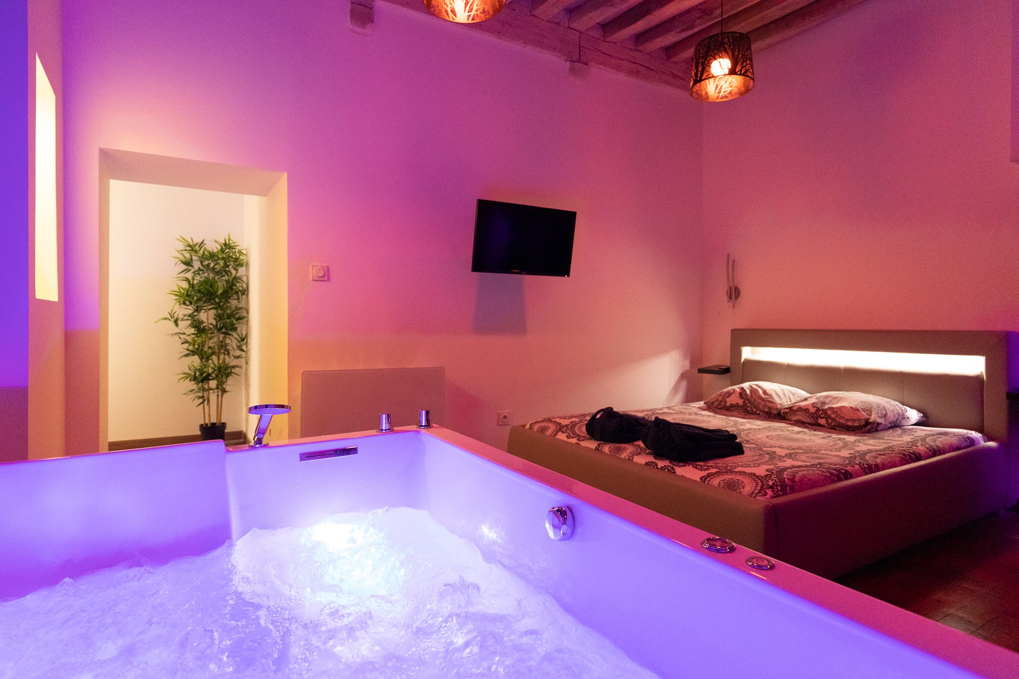 Luxury spa dijon vue chambre intérieure