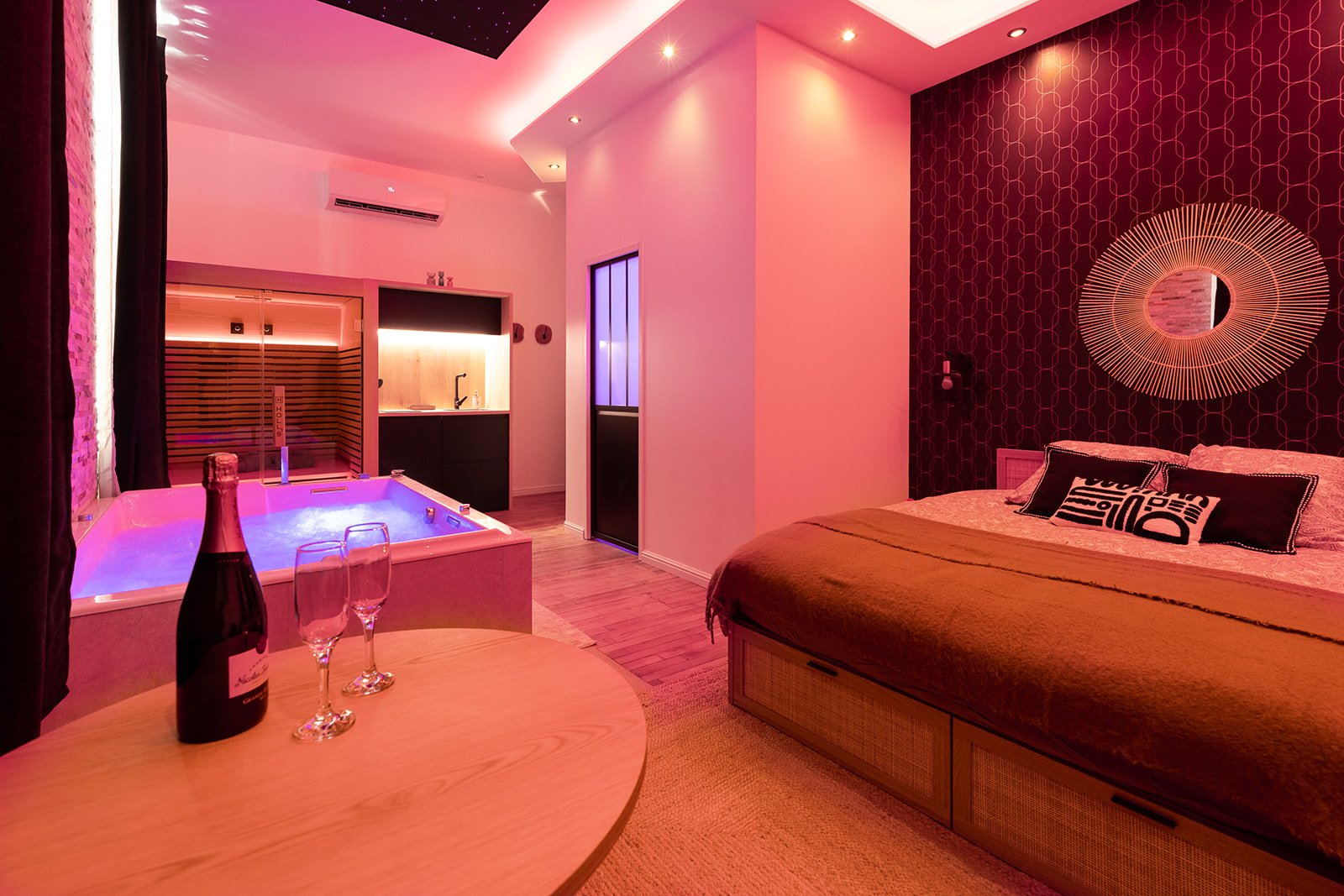 Evasion spa dijon vue chambre intérieur