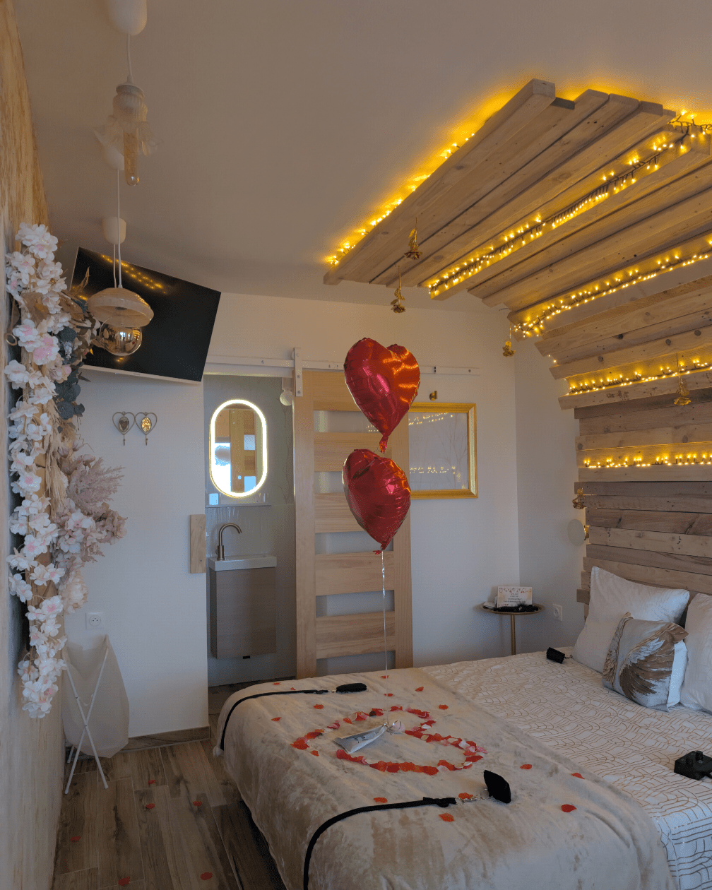 Whiteroom à 15 min d'Arras vue chambre