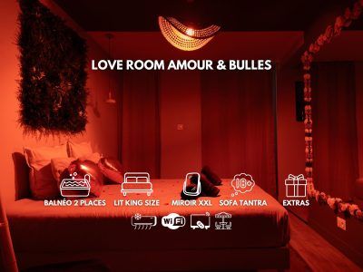 Amour & Bulles - Love Room Valence - Romantique & BDSM